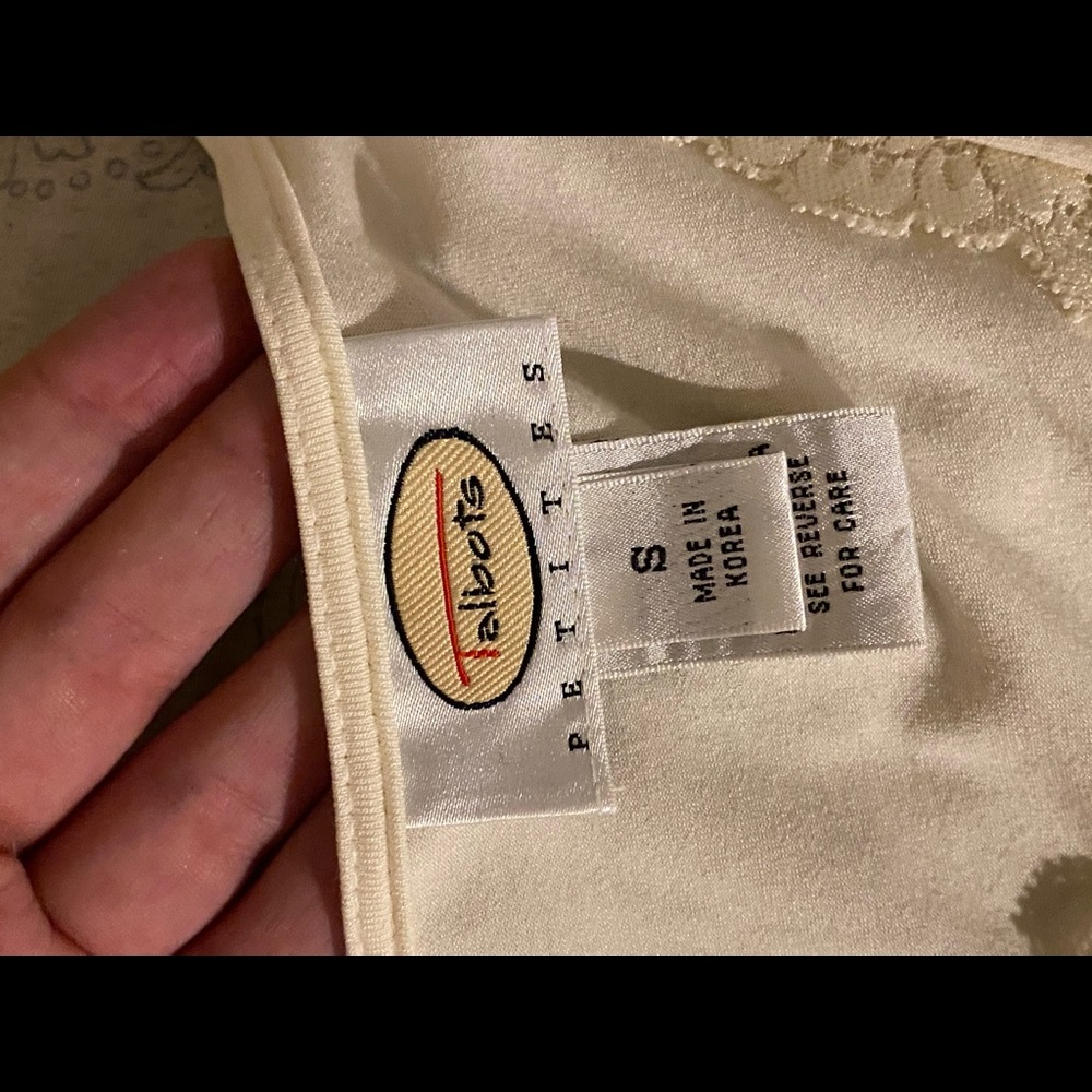 small white Talbots tank top.